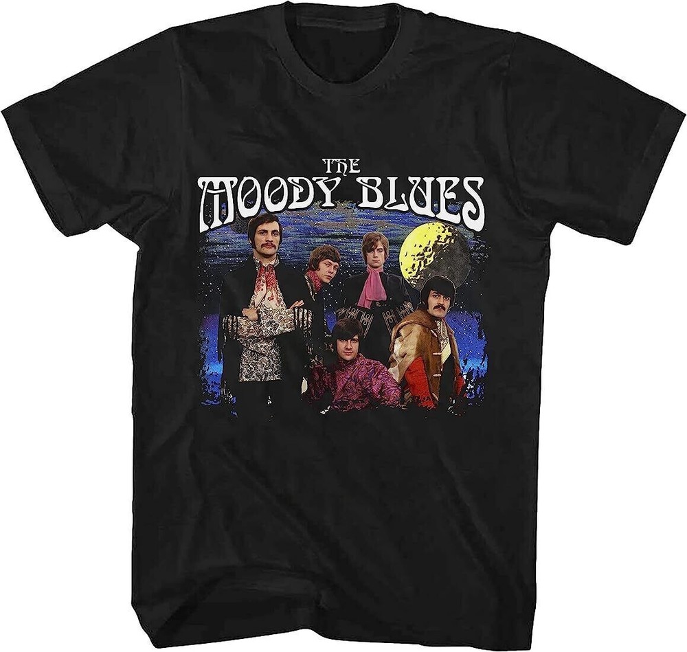 New Rare The Moody Blues Short Sleeve Unisex S-5XL T-Shirt 8D935