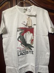 LACOSTE SPORT T-Shirt SIZE 5 / M Chemise Crew Neck Tee CROC
