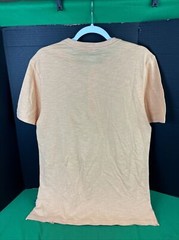 Gap Men’s Short Sleeve Slub Henley Size S Apricot Wash