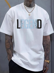 Fashion Printed Men’S T-Shirt, Simple Tailoring Highlights Masculinity,