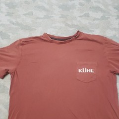 Kuhl Shirt Mens XL Red Pocket Tee Short Sleeve Outdoors Hiking Travel