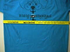 2016 Birmingham Do Dah Day Blue 2XL T Shirt Cat Dog Pets Alabama FREE SHIPPING