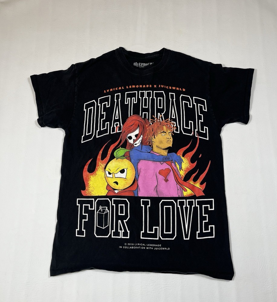Juice WRLD T Shirt Mens Medium Deathrace For Love 2019 Lyrical Lemonade Band Tee