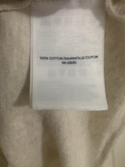 Lands End Super Cotton Tee T Pocket Off White Cream Color Shirt XXL