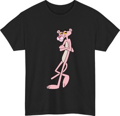 Pink Panther Retro T-Shirt Cartoon Lovers Funny Classic Nostalgia Vintage Top