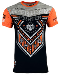 American Fighter Men’s T-shirt Hunter Crew Neck Athletic Panel tee XS-4XL
