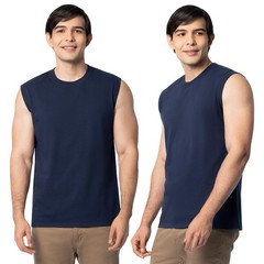 Fruit of The Loom Men’s Eversoft Cotton Sleeveless T Shirts, Breathable & Moi…