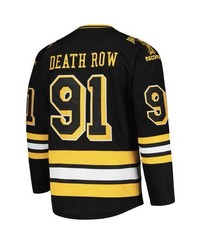 Death Row Records Hockey Jersey, Black, Size Large – Brand New