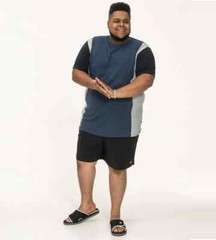 D555 Duke Big Mens Blue Cut and Sew T-Shirt 2XL 3XL 4XL 5XL 6XL 7XL 8XL (601702)