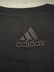 adidas Mens Big &Tall Medium Tall MT T-Shirt Top Black/White IC9347