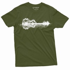 Nature Guitar T-shirt Musician Music Lover band Tee Country Music Guitarist tee