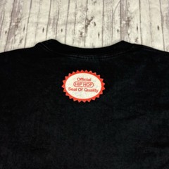 Y2K Bloodshot Hip Hop Official Seal Of Quality Shirt Mens XL Rap Street Wear