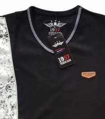 Men’s 1957 Cotton T Shirt,Italian Style,Slim Fit,Stretch S to XL…D2.
