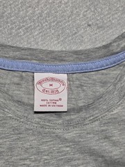 Brooks Brothers Men Medium Gray Supima Cotton Embroidered Golden Fleece T-Shirt