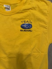 Vintage Subaru Rally Team T Shirt 1990s Double-sided Gildan XL