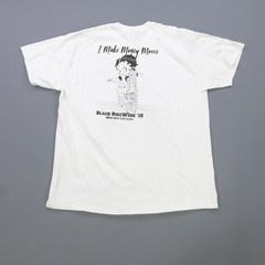 Rare VTG Black Bike Week 2018 Everyday We Lit Betty Boop T Shirt 2010s White XL
