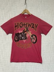 Highway Bandit Motorcycle Single Stitch T-Shirt Size Medium Vintage See Desc