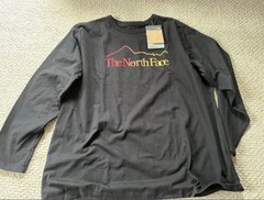 The North Face Men’s 2XL Black Long Sleeve Crew Neck Graphic Logo T-Shirt