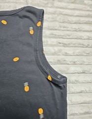 Hurley Men’s The One & Only Graphic Tank Top Soft Cotton Pineapple Tank Size Med
