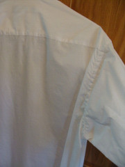 Albert Nipon Men’s White Shirt Classic Casual Cuff Style Large 17 1/2, 32-33