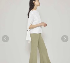 AKIRANAKA 21ss White Linen-Cotton Sleeve Top Casual Formal