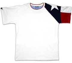 TEXAS flag PATRIOTIC tee USA SELLER red white blue star stripe crew neck trendy