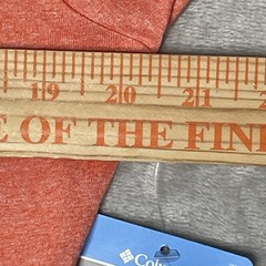 Columbia Omni-Wick T-Shirt Mens Small Orange Lake Zell Regular Fit Tee
