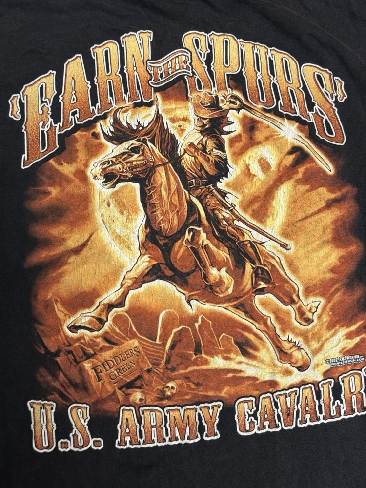 7.62 Design T Shirt Size L Earn The Spurs