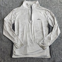 Habit Fishing Solar Factor Shirt Men’s XL Gray White Realtree Performance 40+
