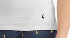 3 POLO RALPH LAUREN S M L XL SLIM FIT COTTON BLACK WHITE NAVY CREW NECK T SHIRTS