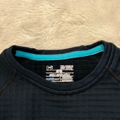 Under Armour 4.0 Baselayer Shirt Mens XS Black Honey Comb LS Cold Gear Fitted