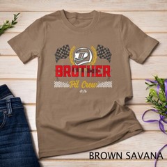 brother Pit Crew Birthday Party Race Car Racing Family T-Shirt Unisex T-shirt