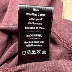 Public Rec Long Sleeve Henley T-Shirt Mens Size Extra Large Maroon