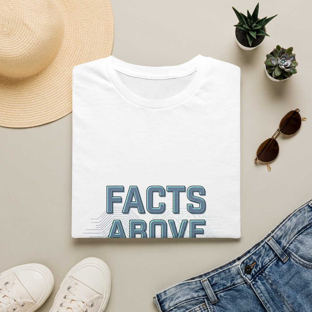 Facts Above Race T-Shirt | Social Justice Statement Tee