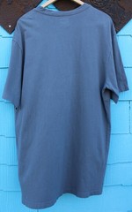 Wrangler Mens XLT 46-48 Cotton Workwear T-Shirt Pocket Logo Dark Gray Crew Neck