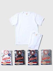 WHITESVILLE 2-PACK T-SHIRT – White, Black, Navy, Gray [ WV73544 ] Made in Japan