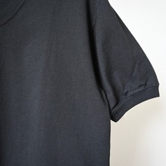 UNUSED, GOODWEAR CUFF AND HEM RIB heavyweight t-shirt made in USA, black, size L
