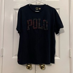 Polo Ralph Lauren Men’s Paisley Graphic Logo Short Sleeve T-Shirt in Black