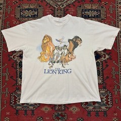 1990s Vintage Lion King Embroidered Promo Graphic Tee XL