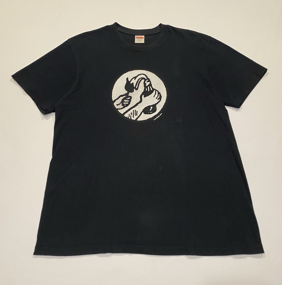 Supreme Molotov Tee SS18 Black Size Large