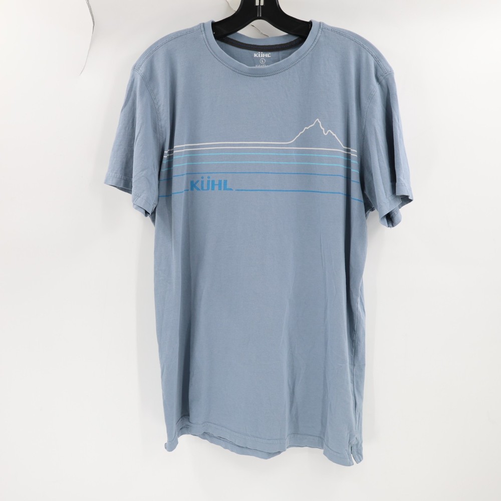 KUHL t-shirt mens large Mountain Culture Organic Cotton Graphic Crew Neck tee