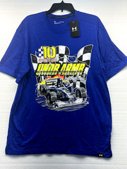UNDER ARMOUR HOOPS FINISH LINE RACING BASKETBALL SHIRT SIZE XL Blue