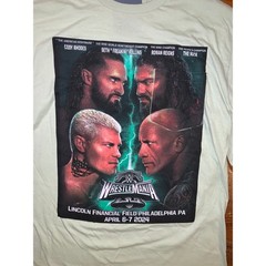 WrestleMania 40 Philadelphia Long Sleeve T Shirt WWE Wrestling Size Medium
