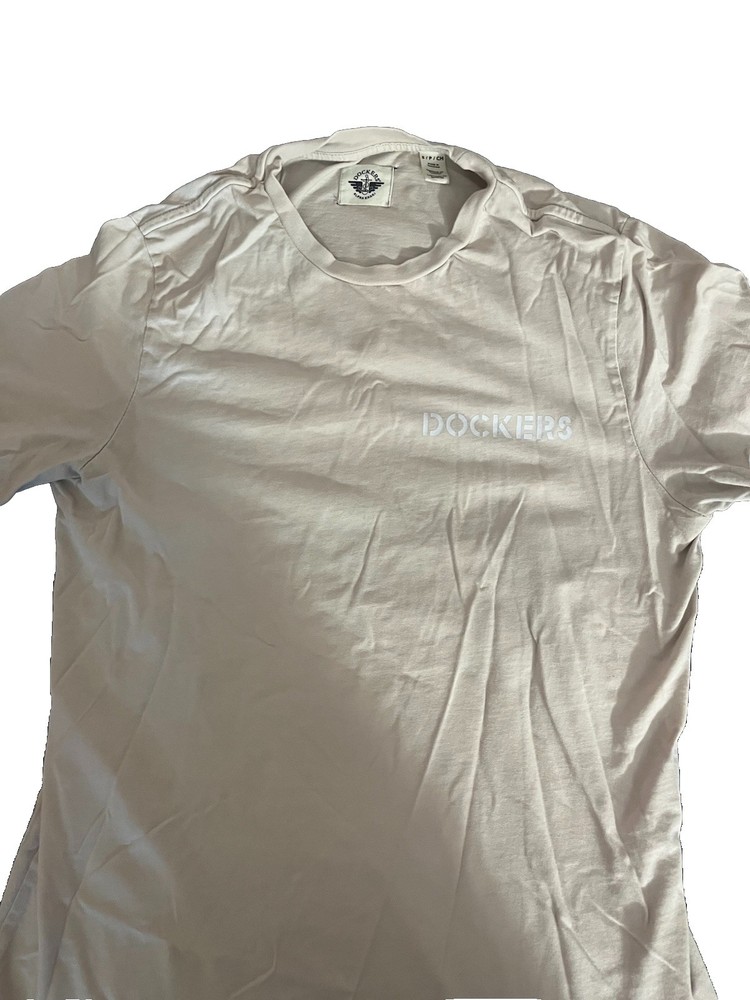 Dockers Men Shirt Size Small Workout Gym Casual Short Sleeve