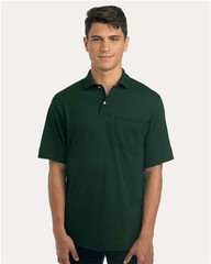 JERZEES 436MP Men’s Dri-Power Polo with Pocket
