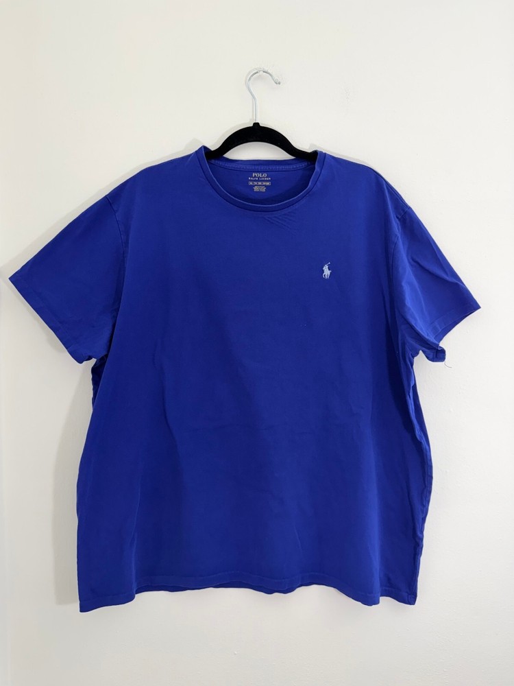 Polo Ralph Lauren Blue Crew Neck Pony Logo T-Shirt Men’s XXL