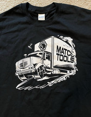 Matco Tools Men’s T-Shirt Tool Truck Graphic Black Tee Size 2XL New