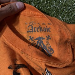 Archaic Faith and Honor Winged Skull AOP Graphic T-Shirt Size M