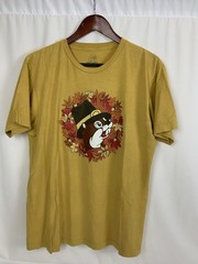 Buc-ees Bucees Beaver Logo T Shirt Lg Thanksgiving “Eat Pie w/my Friends” Fall