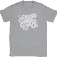 Octopus Mandala T-Shirt Deep Ocean Beautiful Pattern Gift Graphic Tee